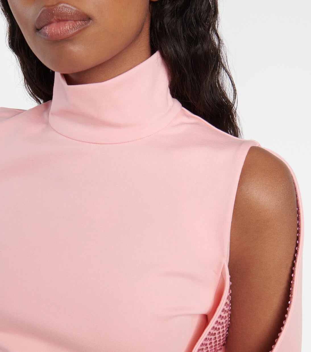 Area - Embellished minidress