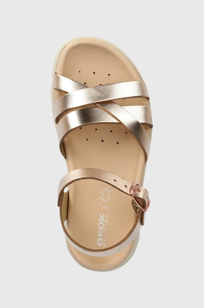 Детски сандали от кожа Geox SANDAL SOLEIMA