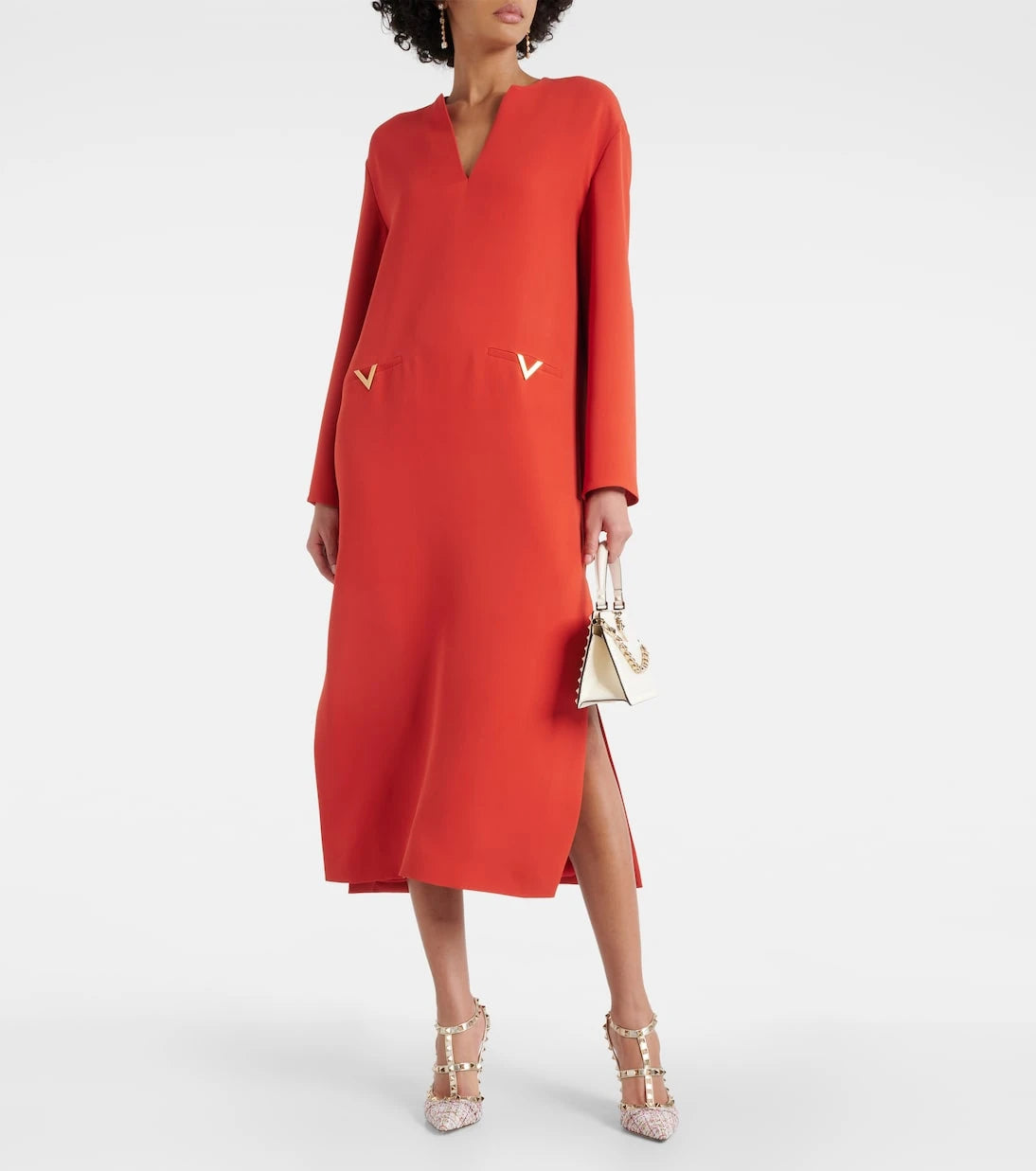 Valentino - VGold silk kaftan