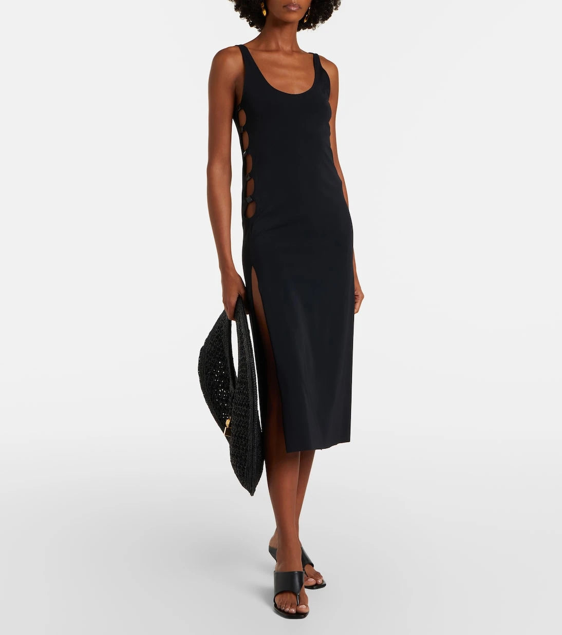 Eres - Ellipse cutout midi dress