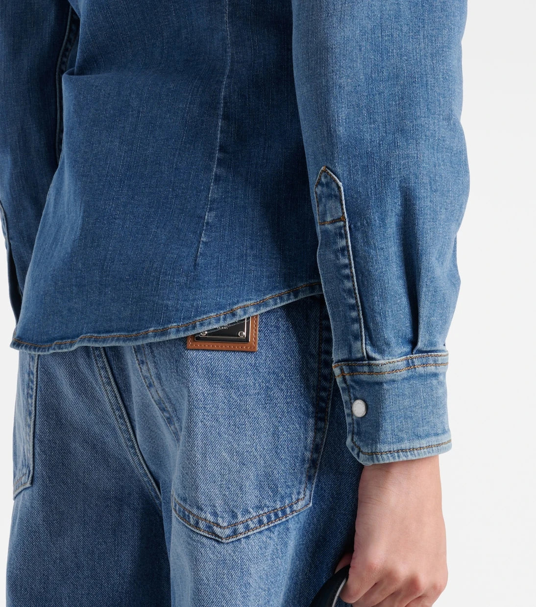Dolce&Gabbana - Washed denim shirt