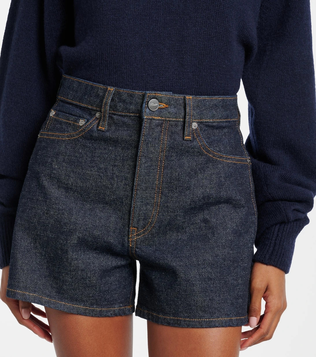 Khaite - Danya denim shorts