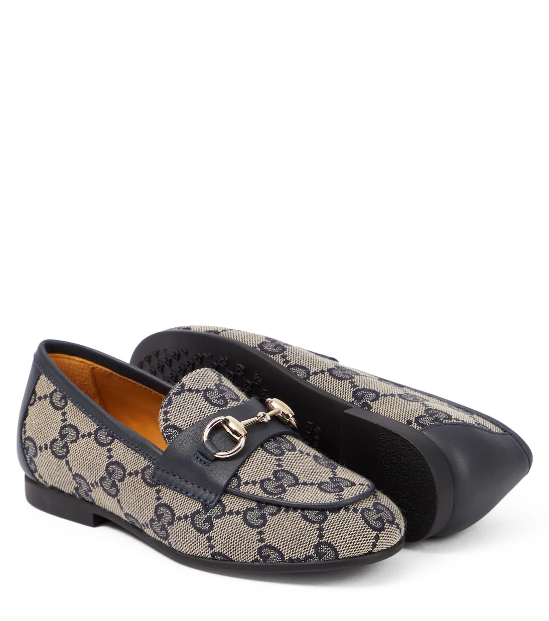 Gucci Kids - Horsebit GG Canvas loafers