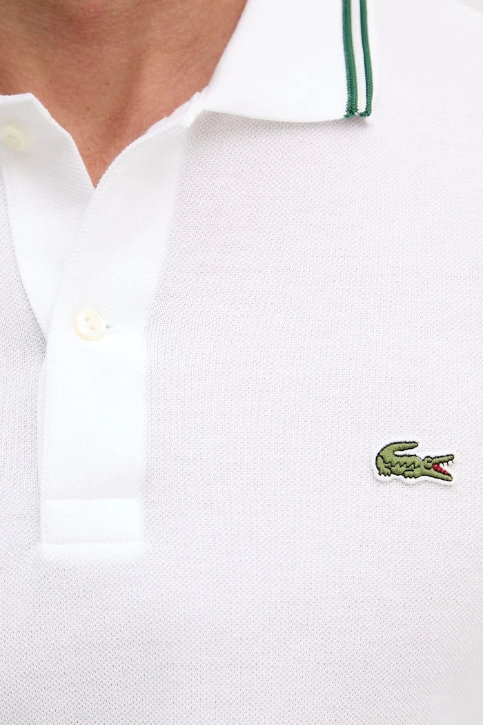 Lacoste тениска с яка мъжка от памук