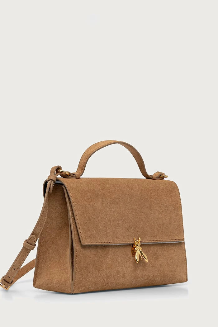 Patrizia Pepe süet kadın crossbody çanta