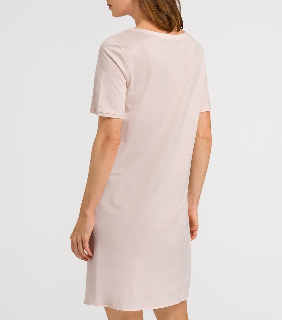 Hanro Neutral Cotton Deluxe Nightdress