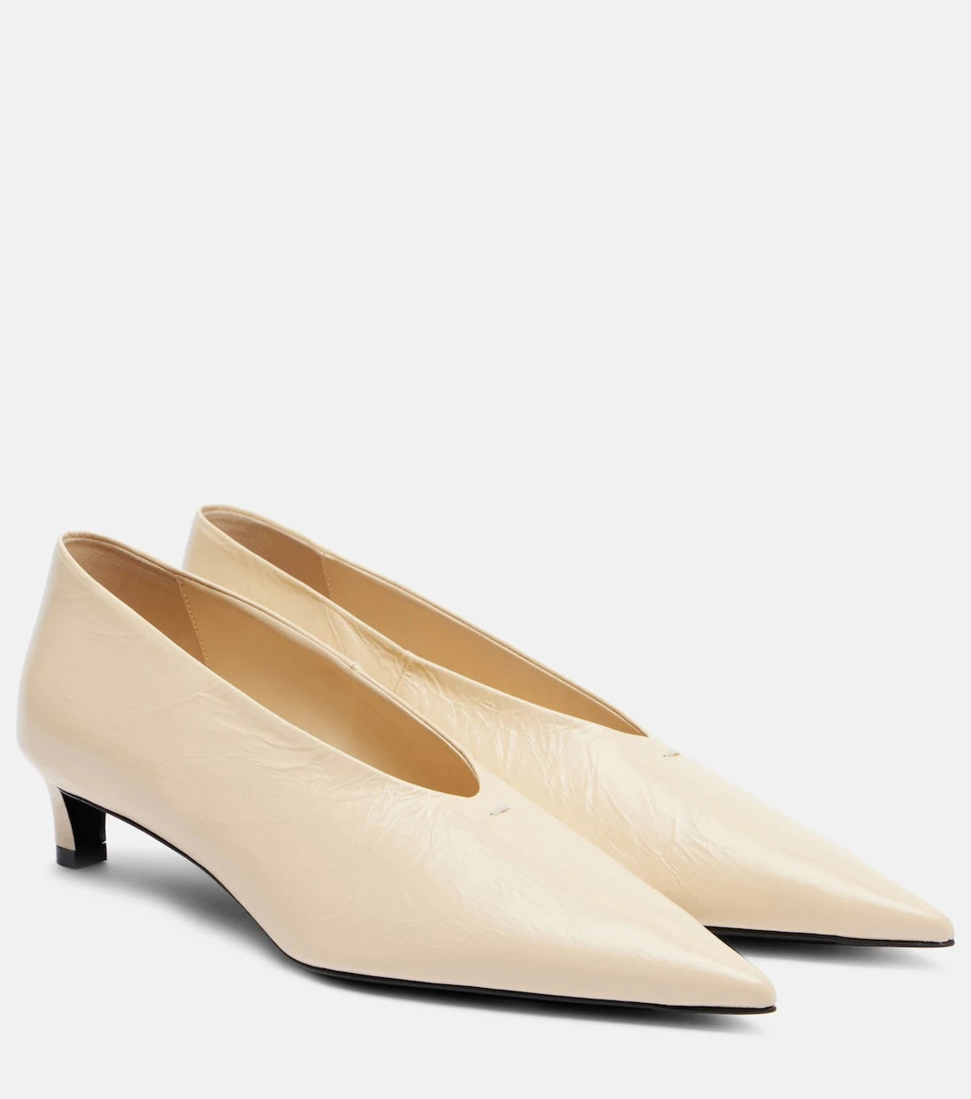 Jil Sander - Deri topuklu ayakkabılar