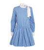 Patou Blue Bloomer Mini Dress