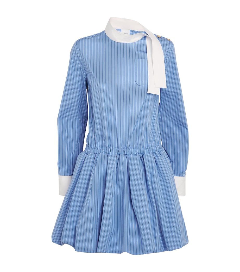 Patou Blue Bloomer Mini Dress