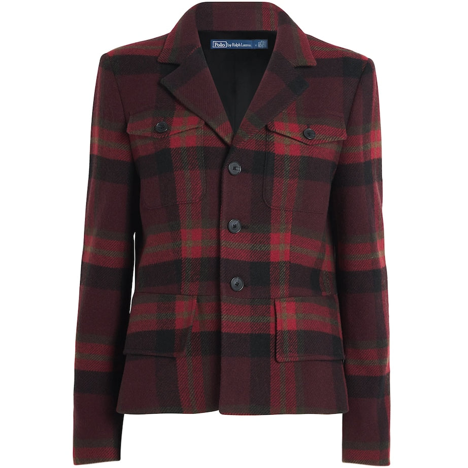 Polo Ralph Lauren Multi Wool-Blend Check Jacket
