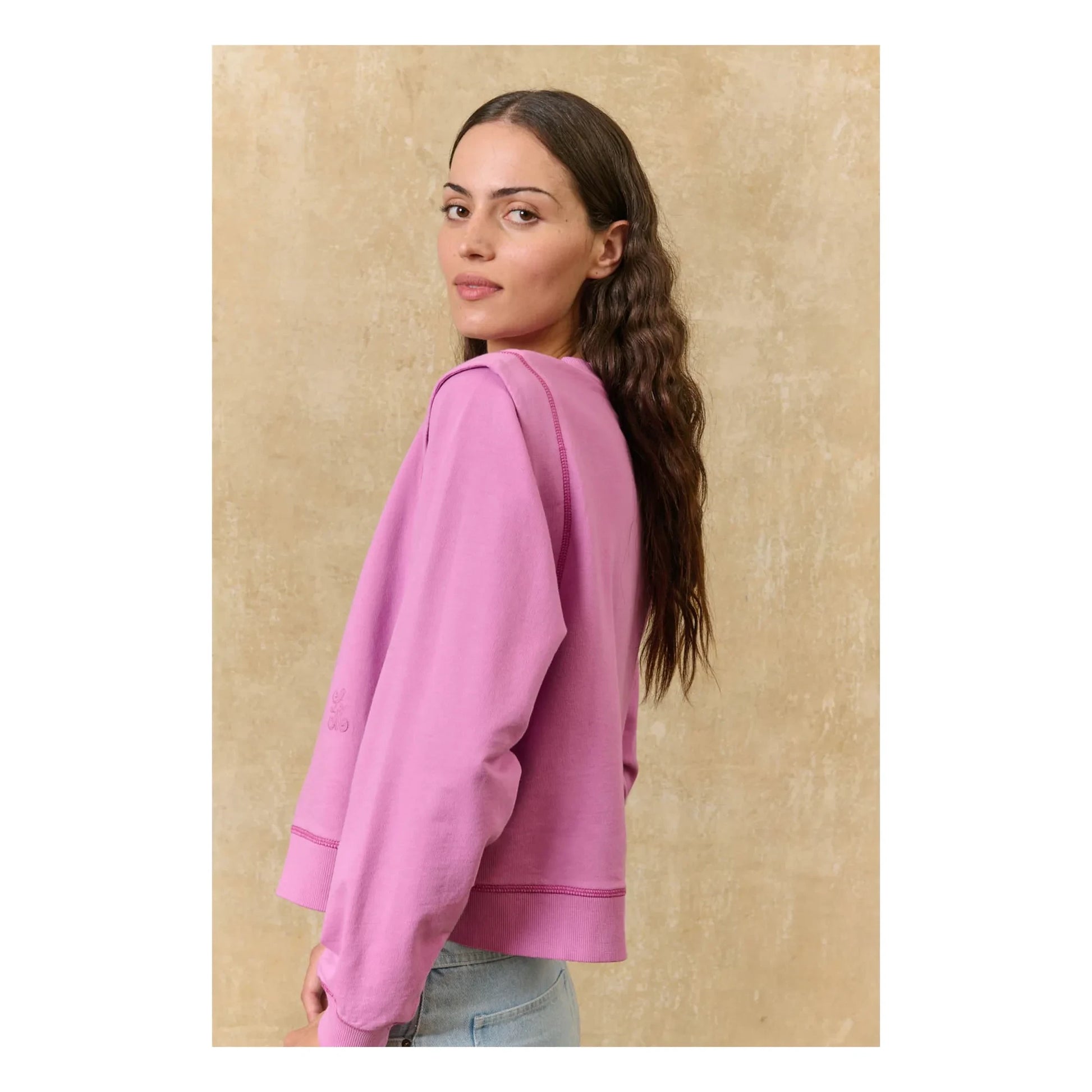 Louise Misha - Sweat Ostrea Cotton | Fuchsia