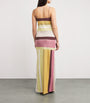 Silk Stripe Fontana Maxi Dress