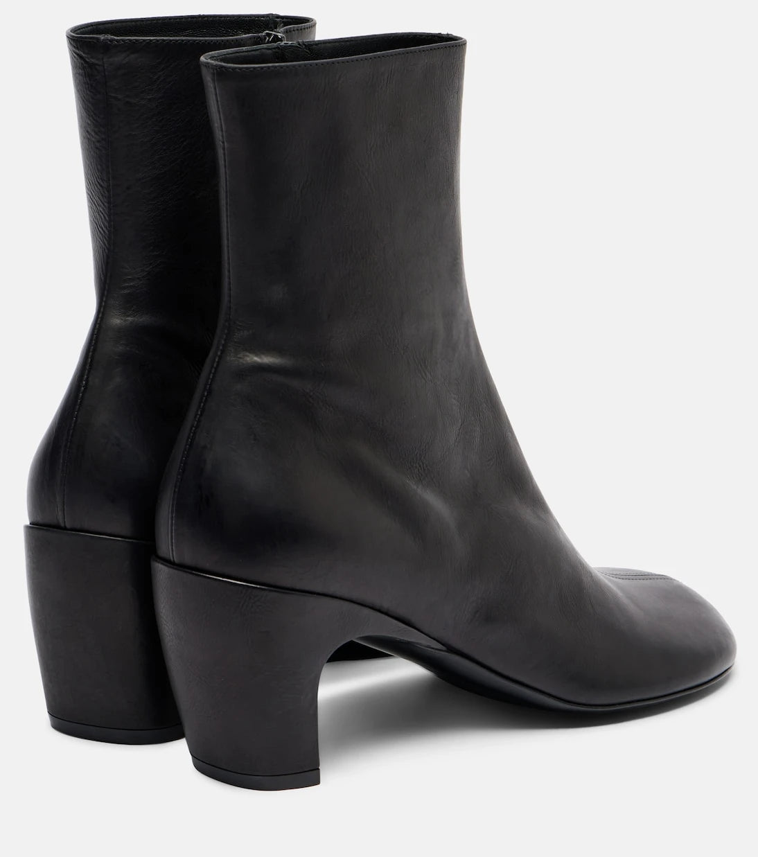 Dries Van Noten - 65 leather ankle boots