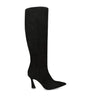 Stuart Weitzman Black Suede Vinnie Boots 85