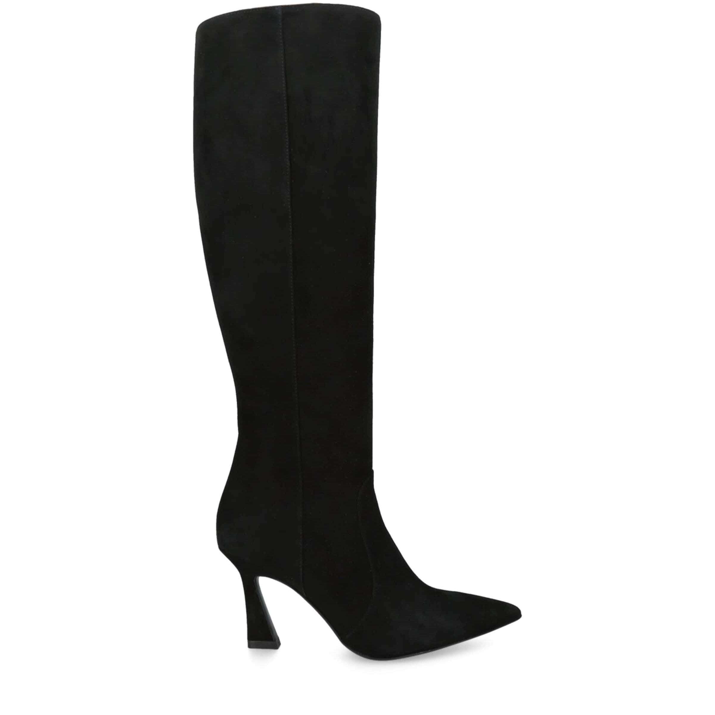 Stuart Weitzman Black Suede Vinnie Boots 85