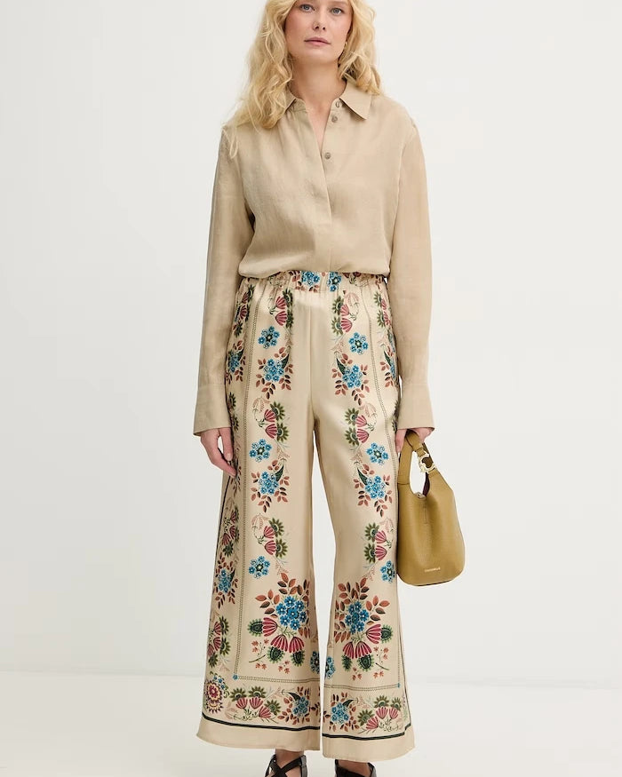 Weekend Max Mara Kadın ipek pantolon SNACK