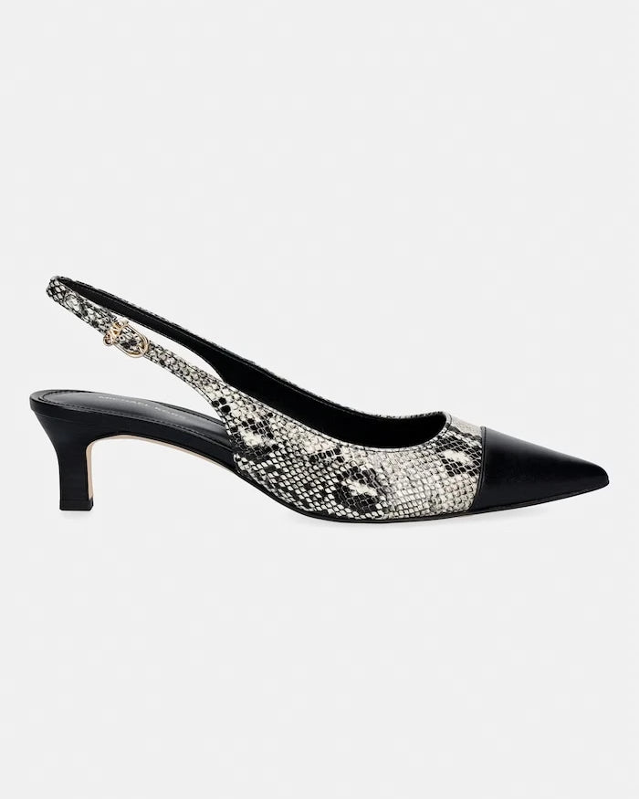 MICHAEL Michael Kors Amara Toe Cap Sling Pump deri ayakkabı