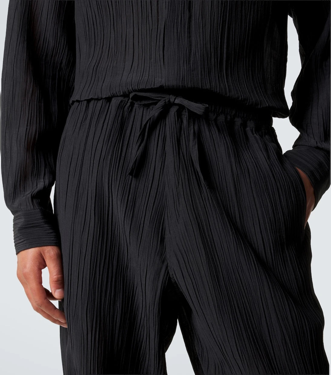 Umit Benan - Julian linen and cotton straight pants