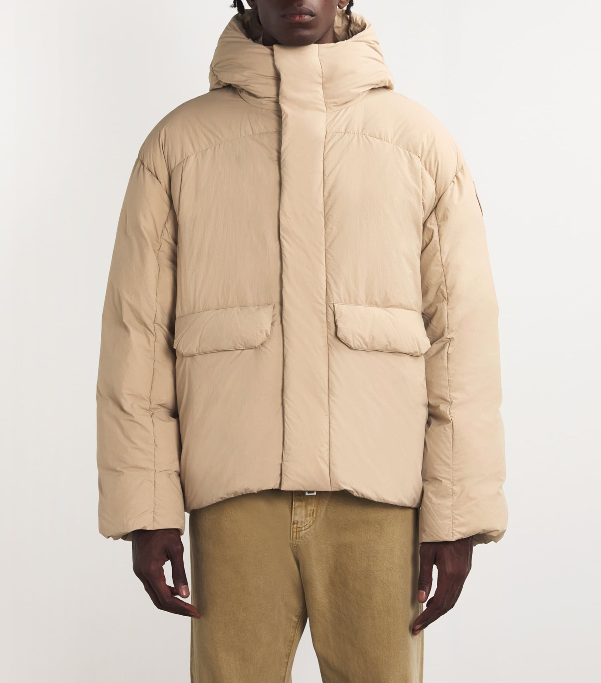 Canada Goose Beige Down Wilu Puffer Jacket