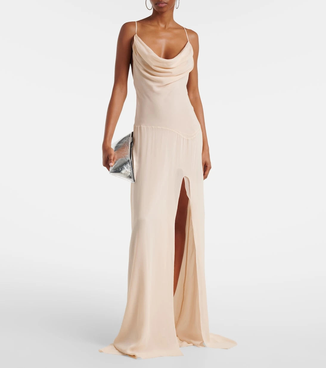 Blumarine - Georgette maxi dress