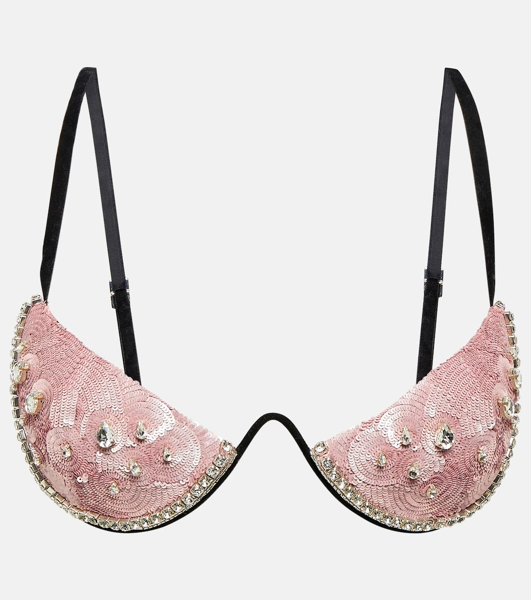 Area - Embellished bra top