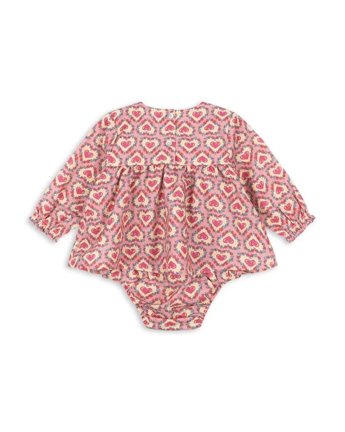 Konges Sløjd pamuk babydoll elbise EVIA ROMPER GOTS