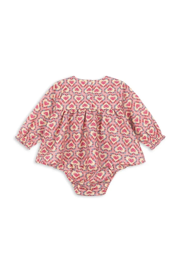 Konges Sløjd pamuk babydoll elbise EVIA ROMPER GOTS