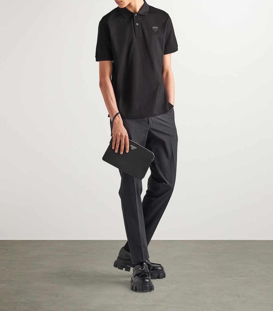 Prada Cotton Piqué Polo Shirt