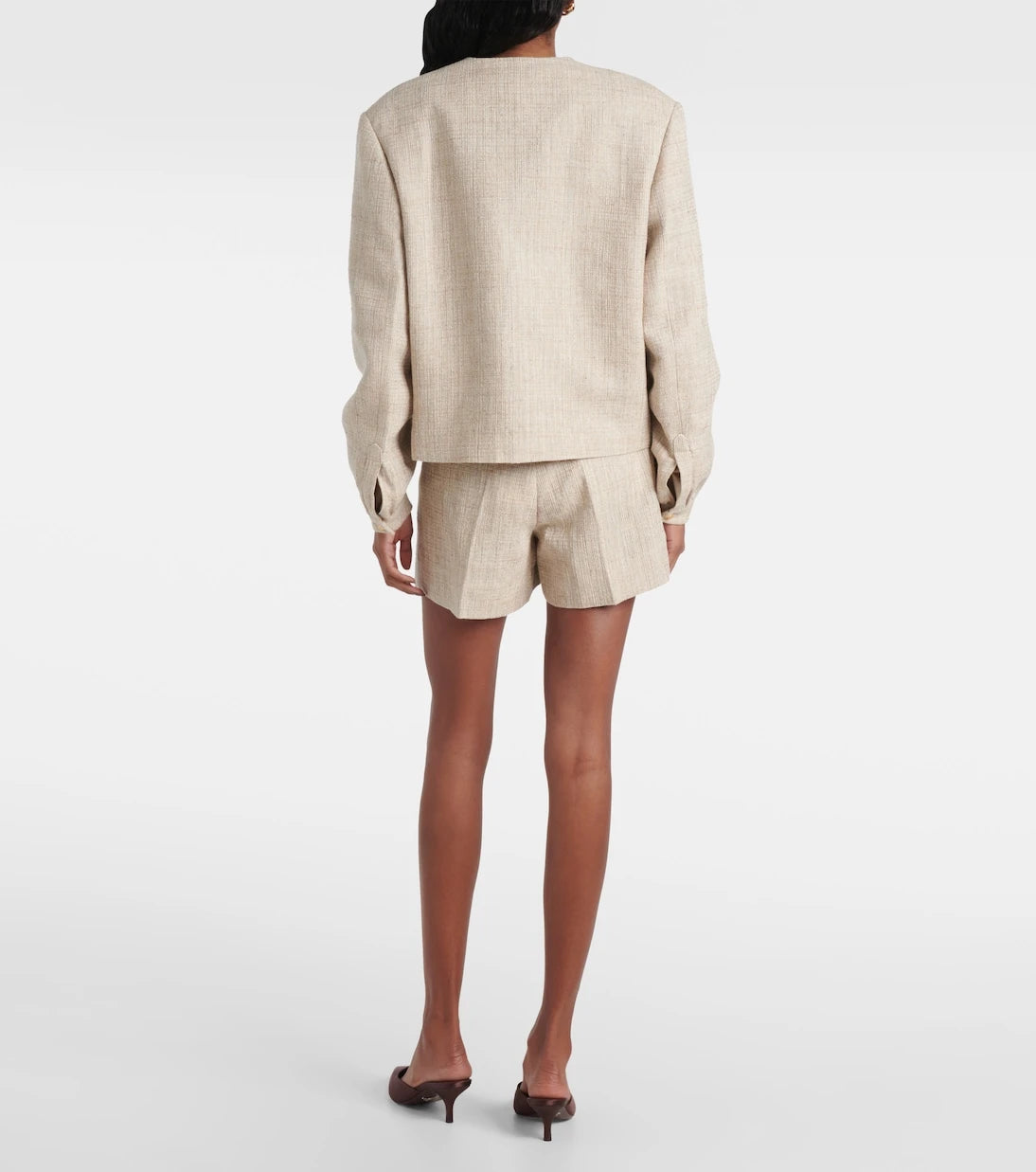 Blazé Milano - Gliss linen, cotton, and silk-blend jacket