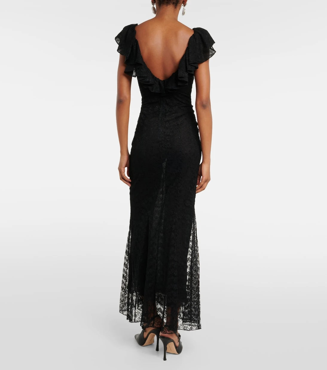 Alessandra Rich - Bow-detail lace gown