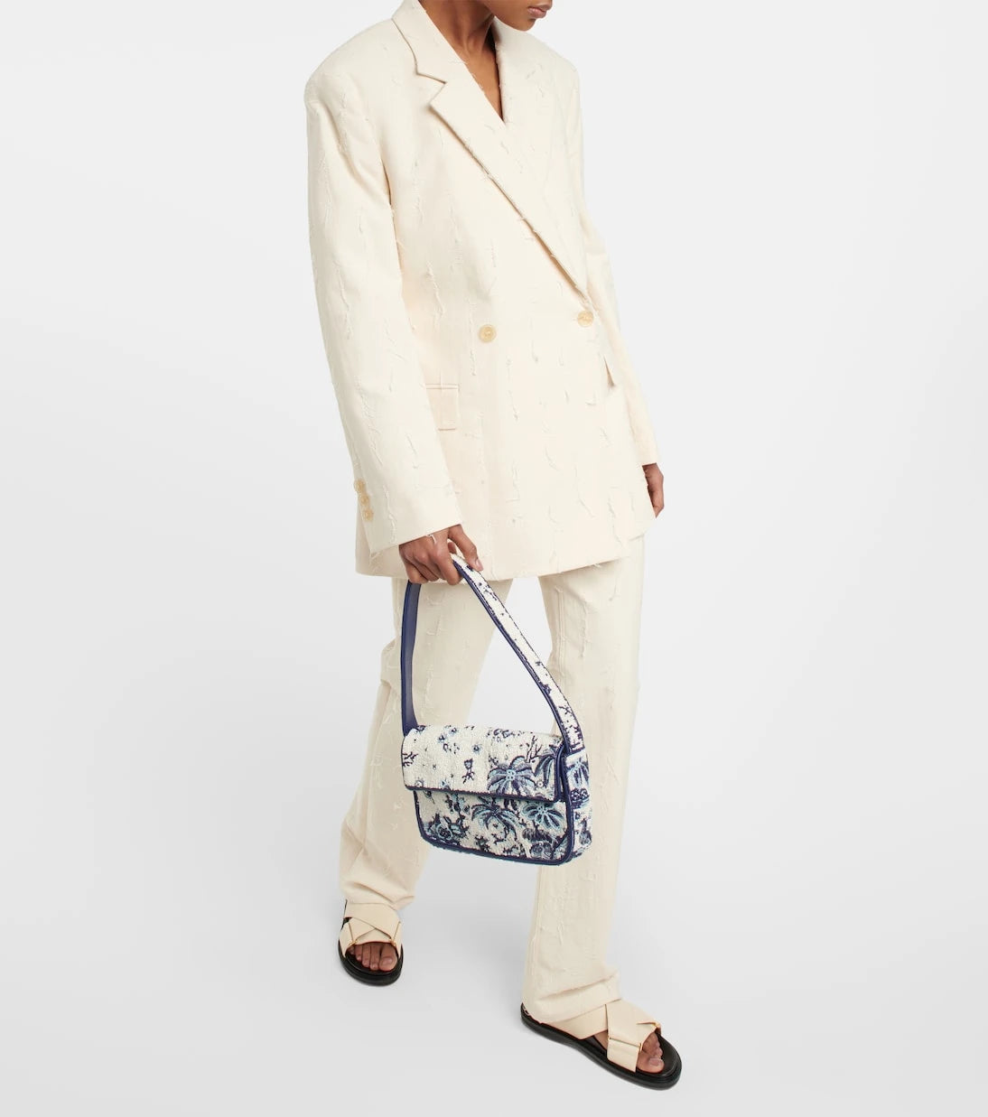 Staud - Tommy beaded shoulder bag