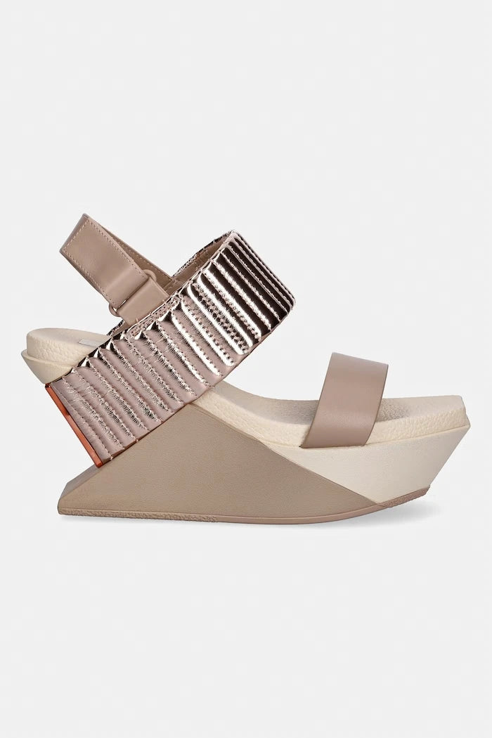 United Nude Deri Dolgu Topuk Sandalet Delta Wedge Puffier