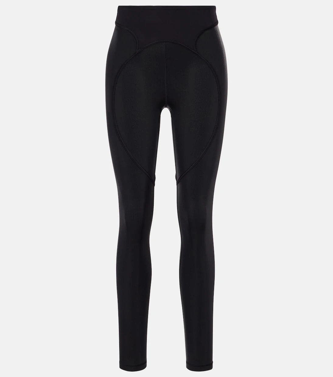 Adidas by Stella McCartney - High-rise lamé leggings