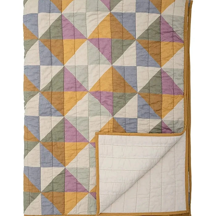 Pamuklu örtü Bloomingville Crewe 150 x 125 cm