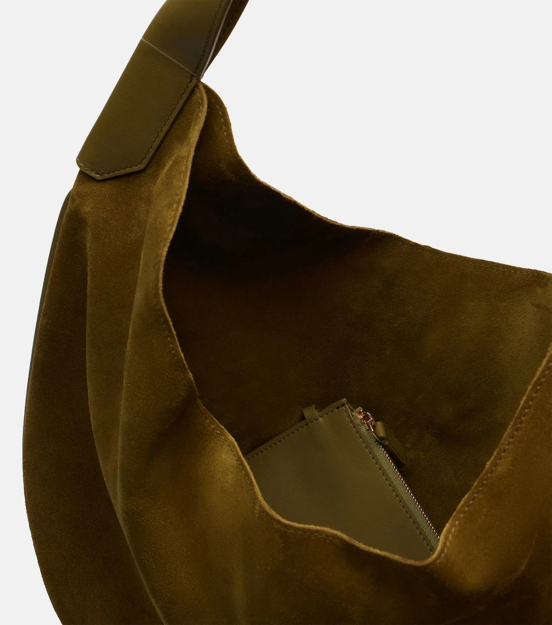 Victoria Beckham - Soft Plié suede shoulder bag