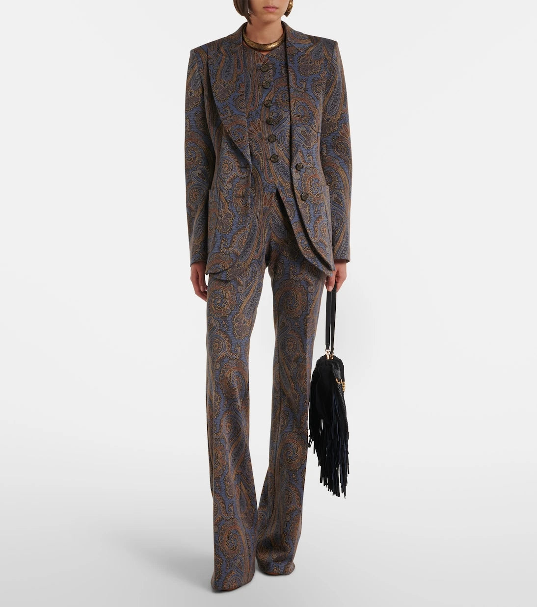 Etro - Paisley jacquard vest