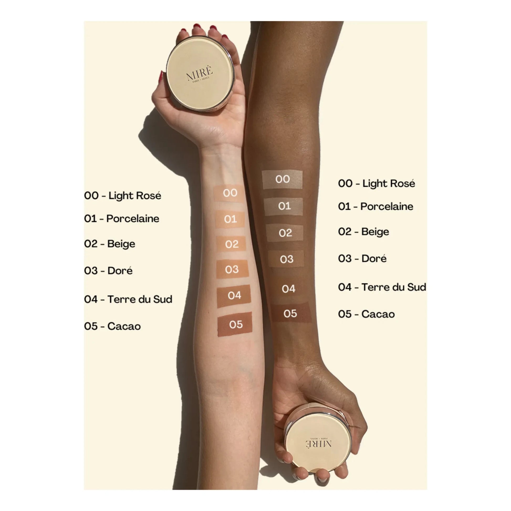 MI-RÊ - Bibi Nova SPF50+ Foundation Refill - 19 g | 05 Cacao