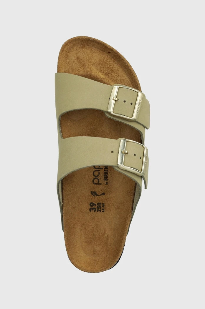 Чехли от набук Birkenstock Arizona Platform Flex Birkenstock x Papillio