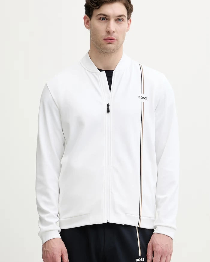 BOSS Green erkek fermuarlı sweatshirt SW_TOC Game FZ