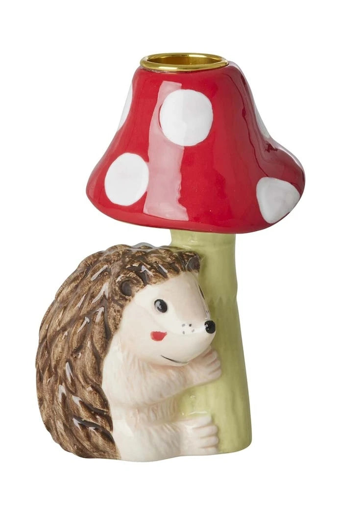 Декоративен свещник Rice Small Hedgehog