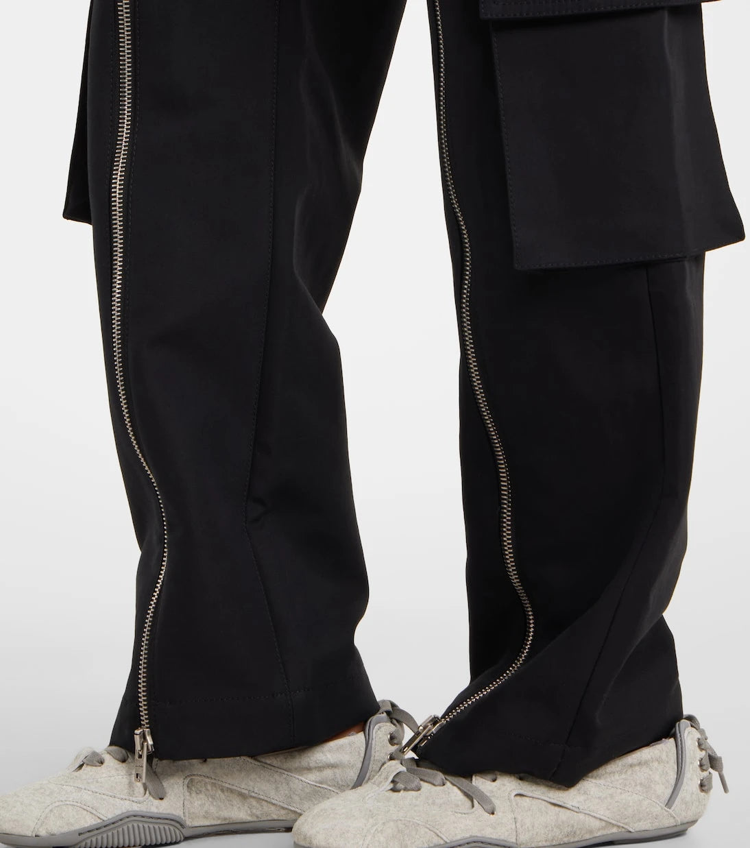 Acne Studios - Layered mid-rise cotton satin pants