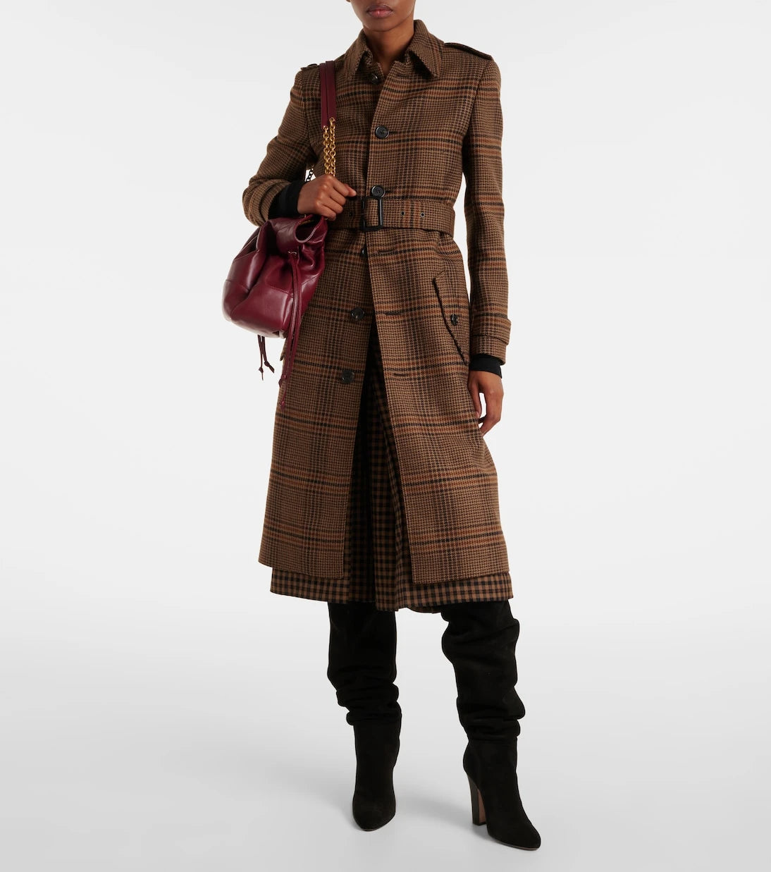 Paris Texas - Lavinia suede over-the-knee boots
