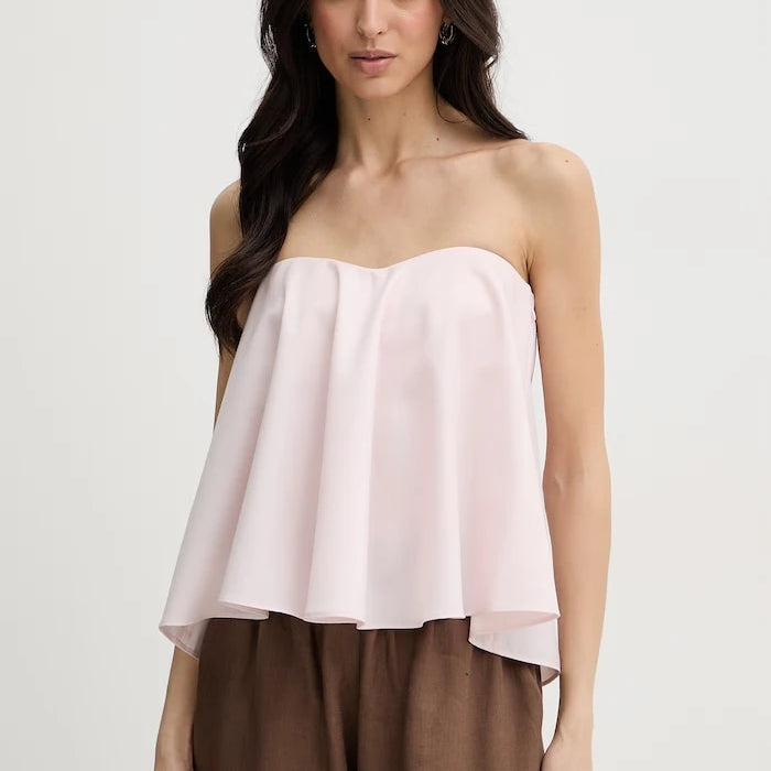 Twinset Kadın Açık Omuz Bluz, Yün Karışımlı