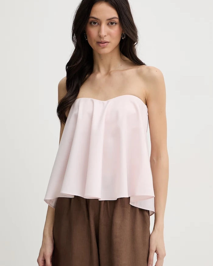 Twinset Kadın Açık Omuz Bluz, Yün Karışımlı