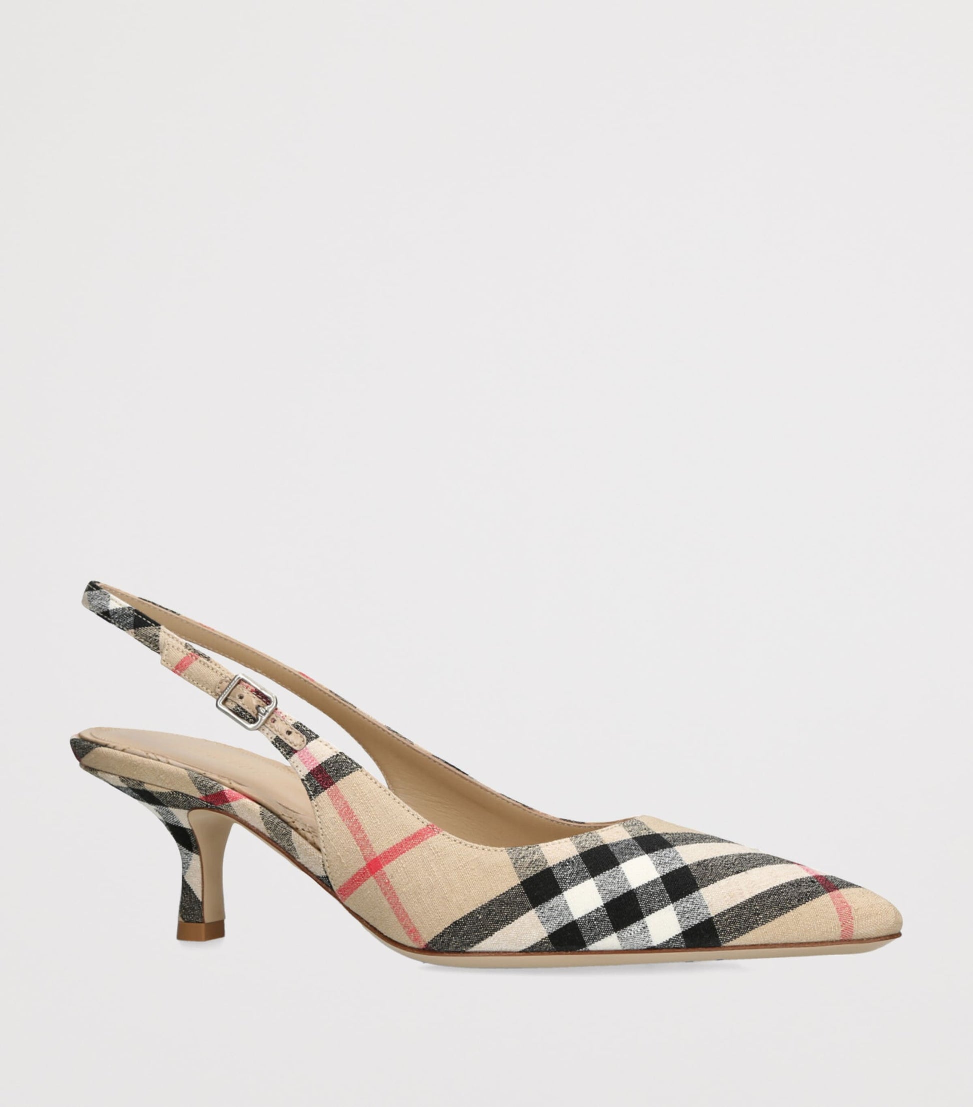 Beige LF Dame Slingback Heels 55