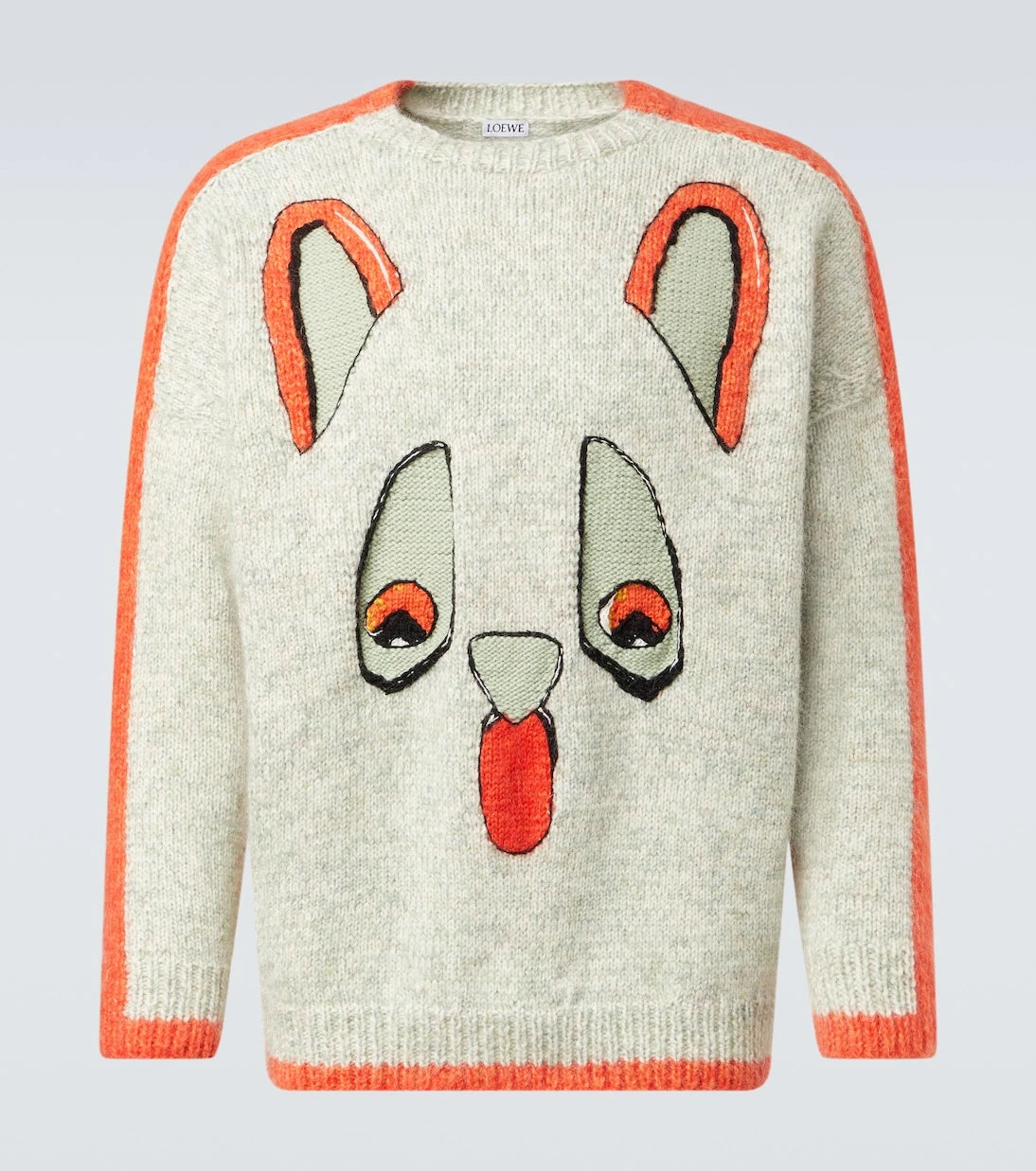 Loewe - x Louis Wain intarsia wool-blend sweater