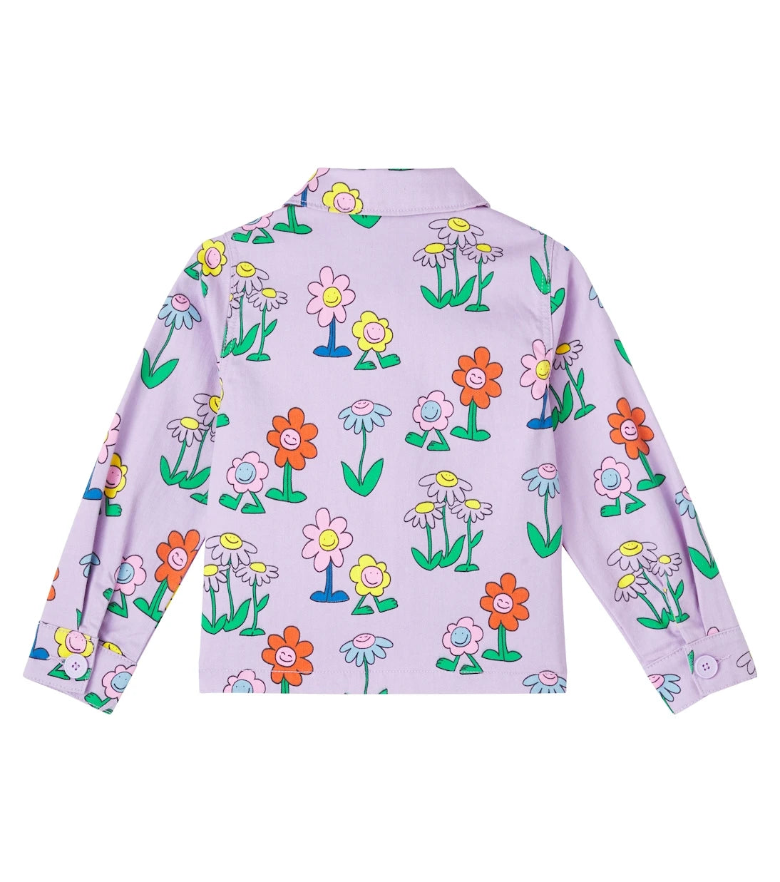 Stella McCartney Kids - Floral cotton-blend shirt