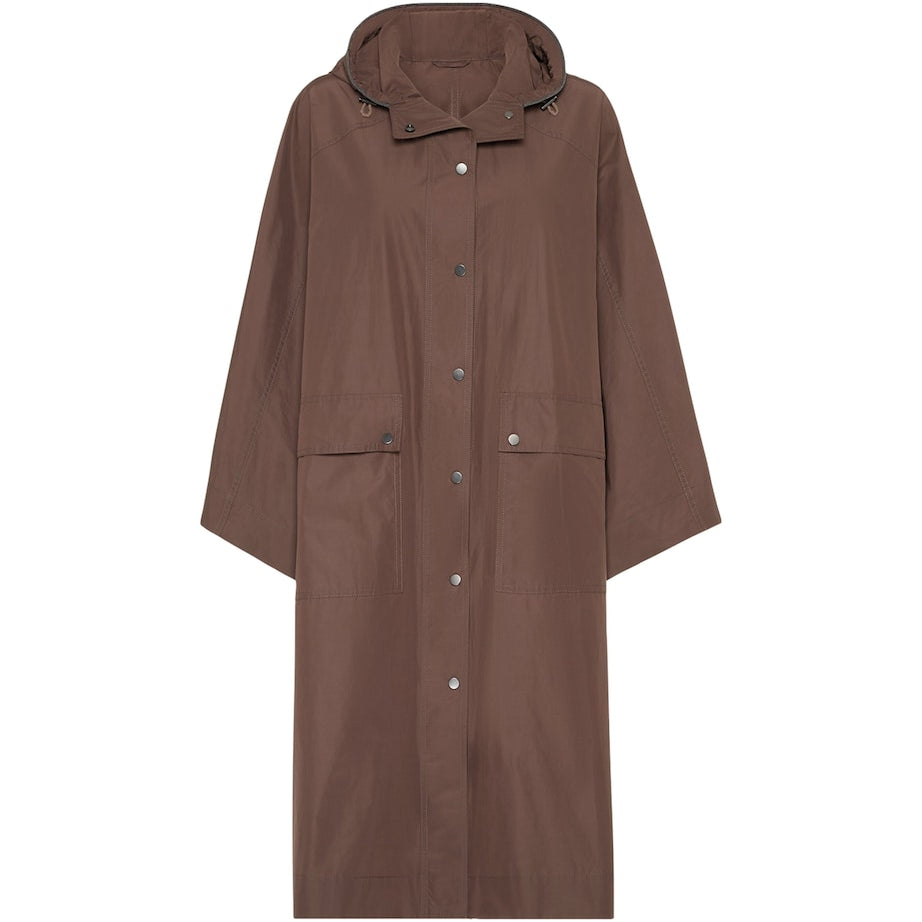 Brunello Cucinelli Black Water-Resistant Taffeta Parka