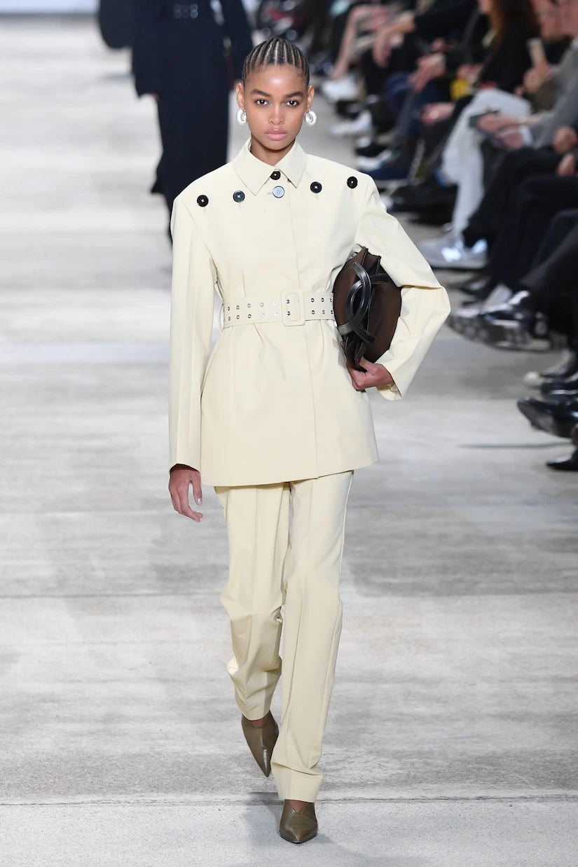 Jil Sander - Belted cotton jacket