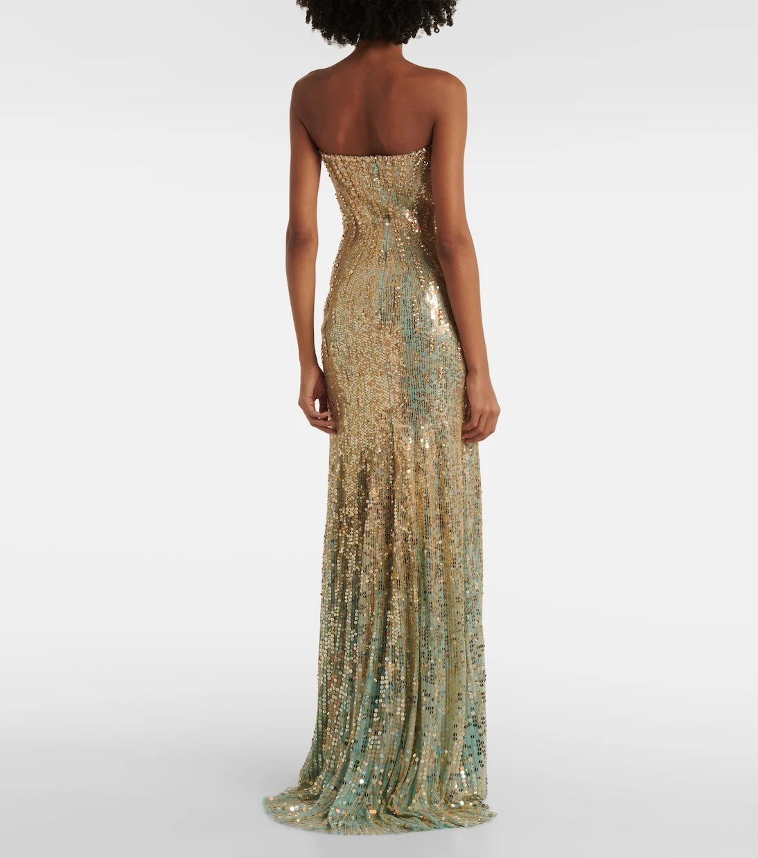 Jenny Packham - Sarai sequined strapless gown